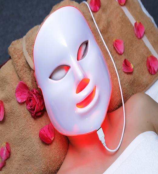 Mặt nạ trị liệu da bằng ánh sáng sinh học 3 màu